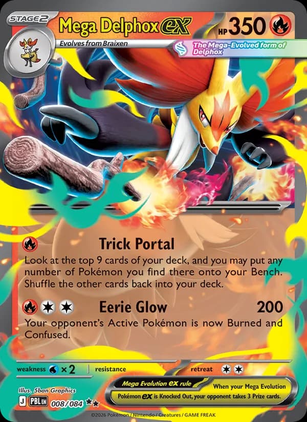 Mega Delphox ex 8/84