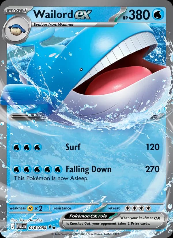 Wailord ex 16/84