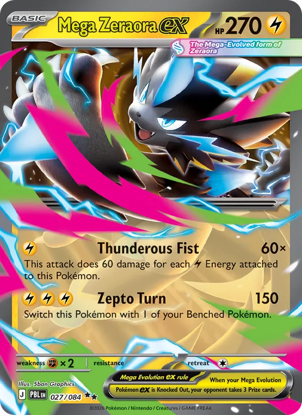 Mega Zeraora ex 27/84