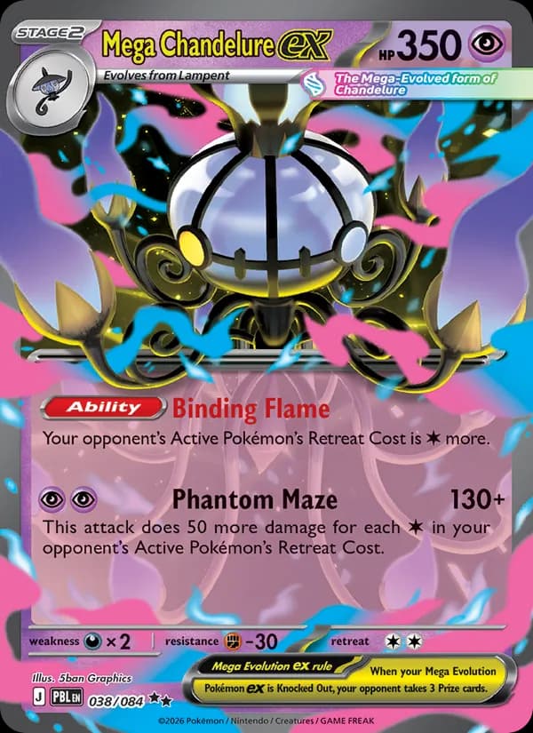 Mega Chandelure ex 38/84
