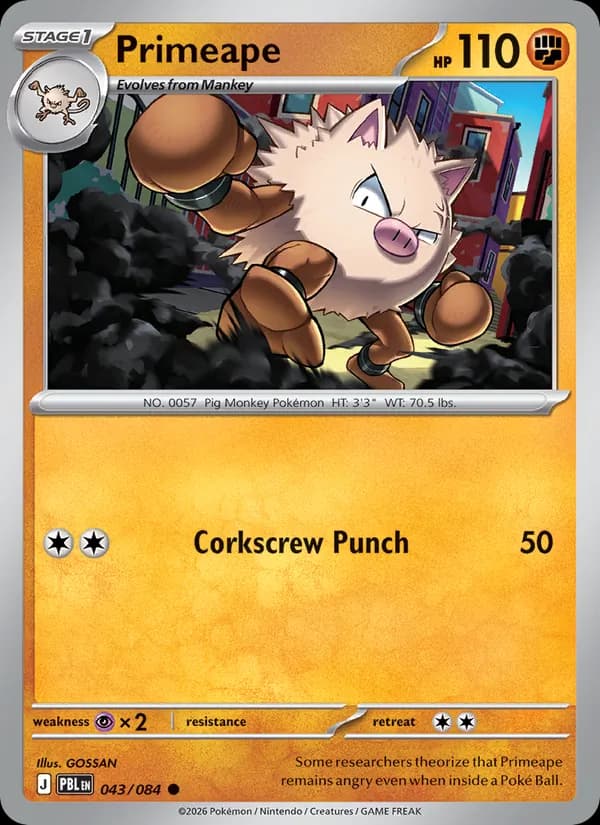 Primeape 43/84