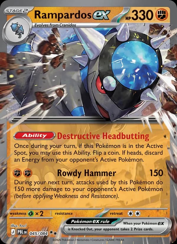 Rampardos ex 45/84