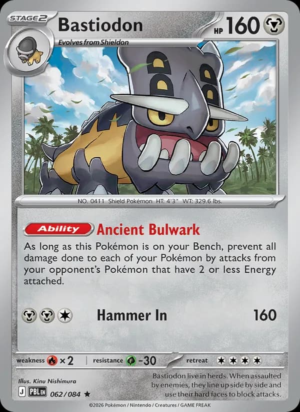 Bastiodon 62/84
