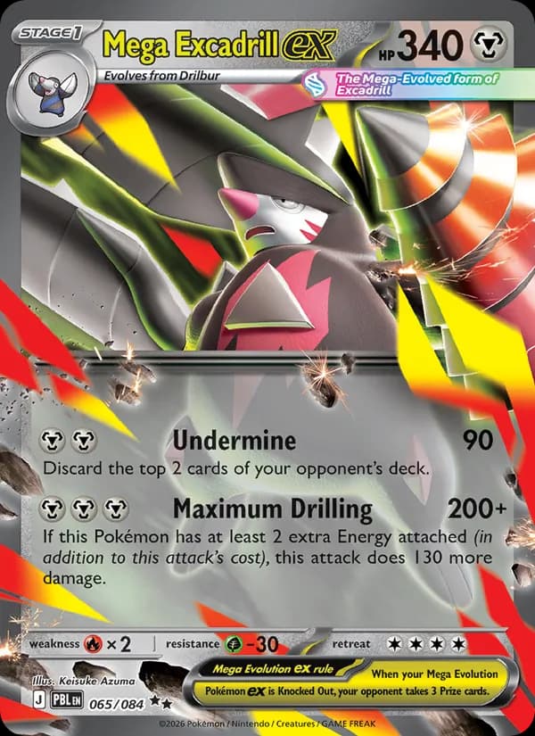 Mega Excadrill ex 65/84