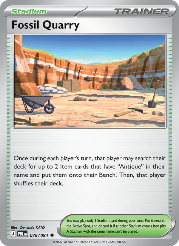 Fossil Quarry 76/84