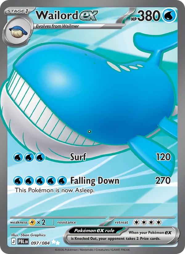 Wailord ex 97/84