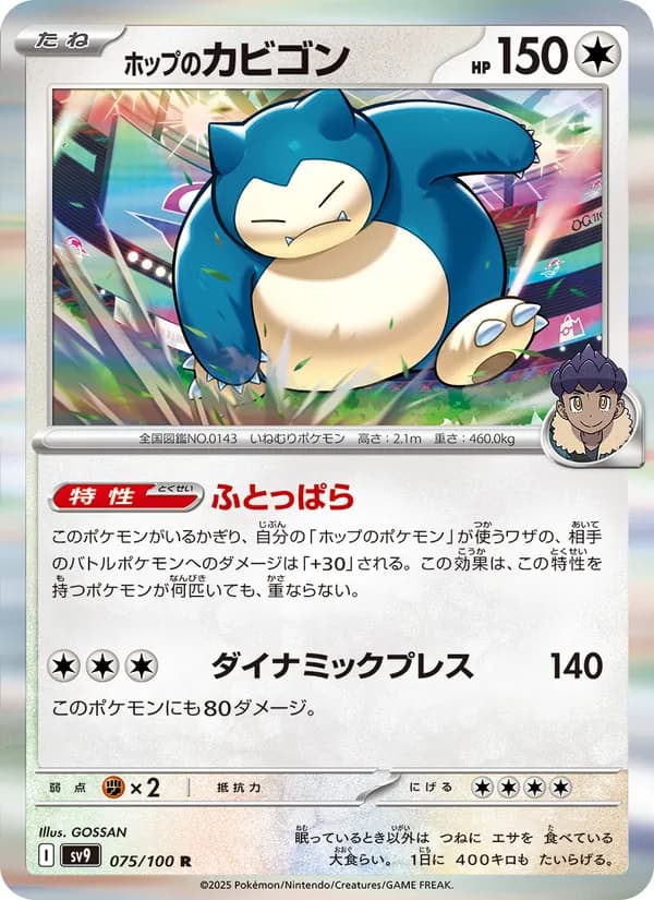 Hop's Snorlax 075/100