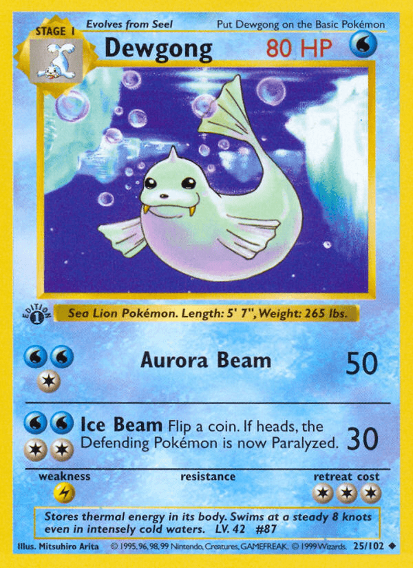 Dewgong 25/102