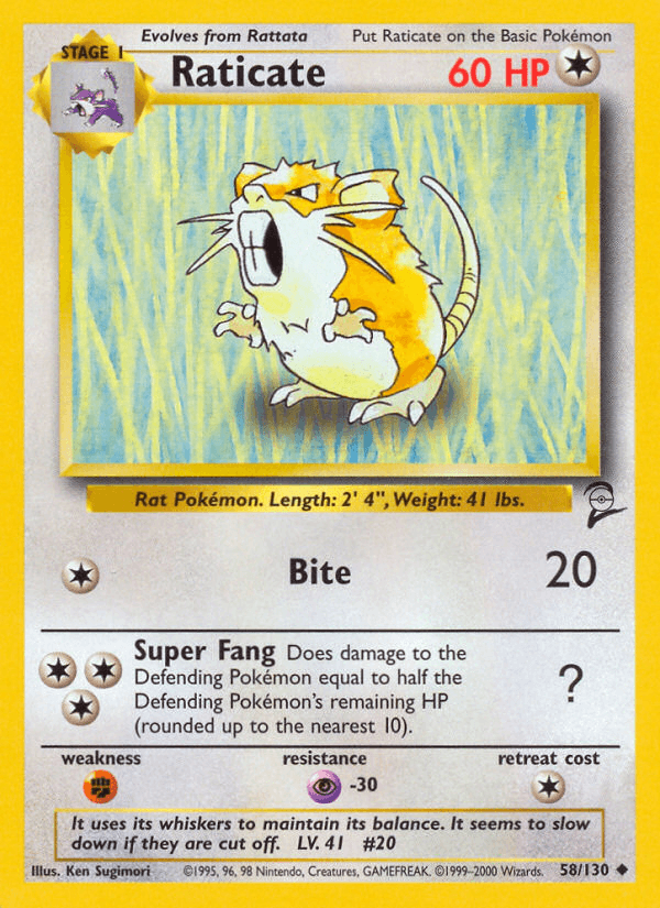 Raticate 58/130
