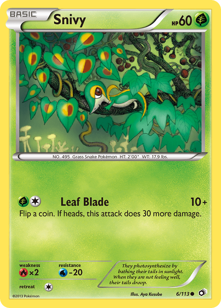 Snivy 6/113