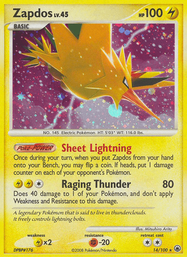 Zapdos 14/100