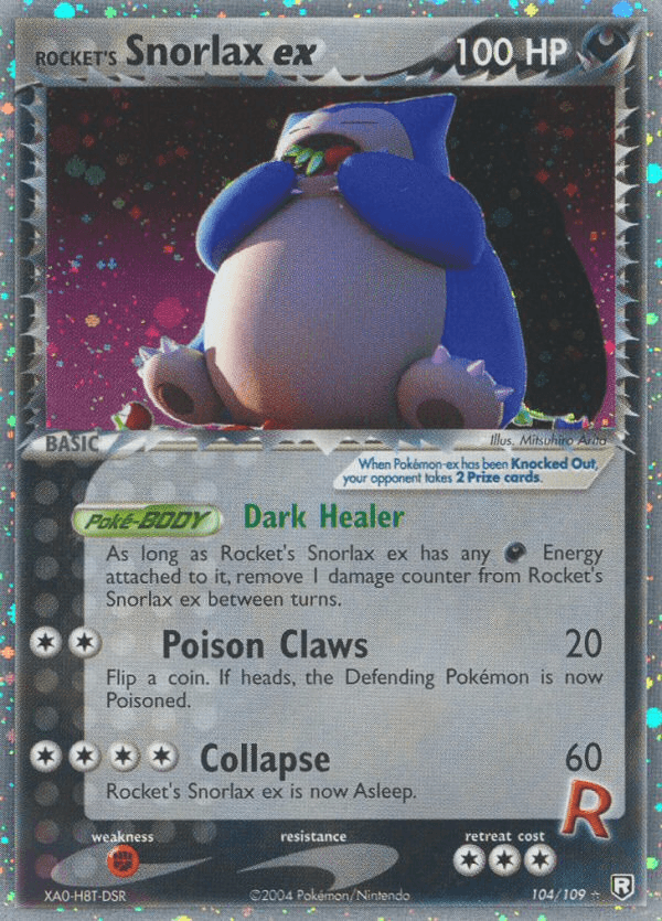 Rocket's Snorlax ex 104/109