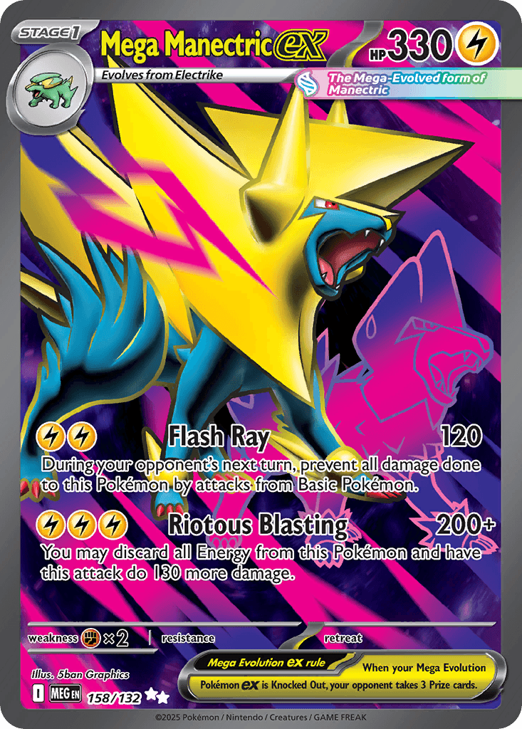 Mega Manectric ex 158/132