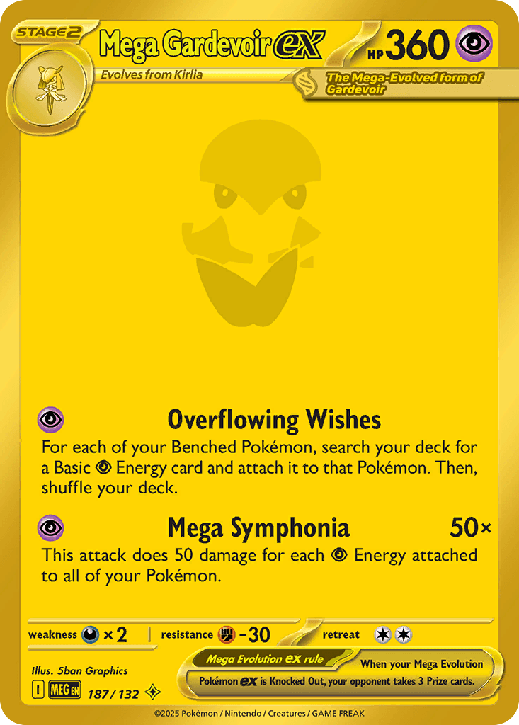 Mega Gardevoir ex 187/132