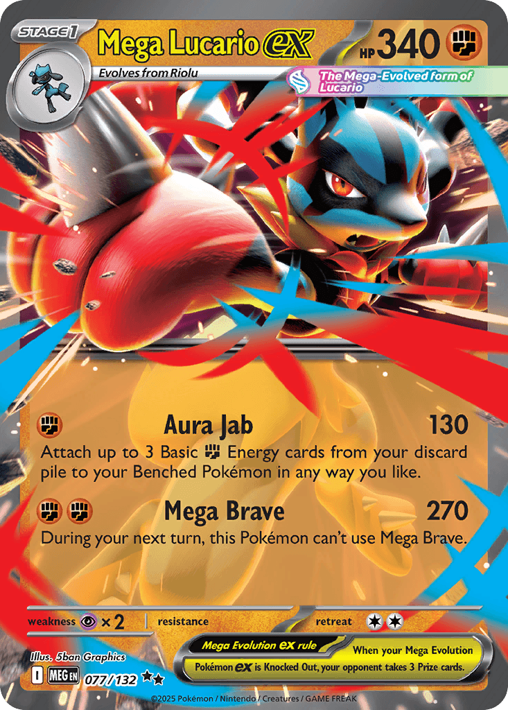Mega Lucario ex 77/132
