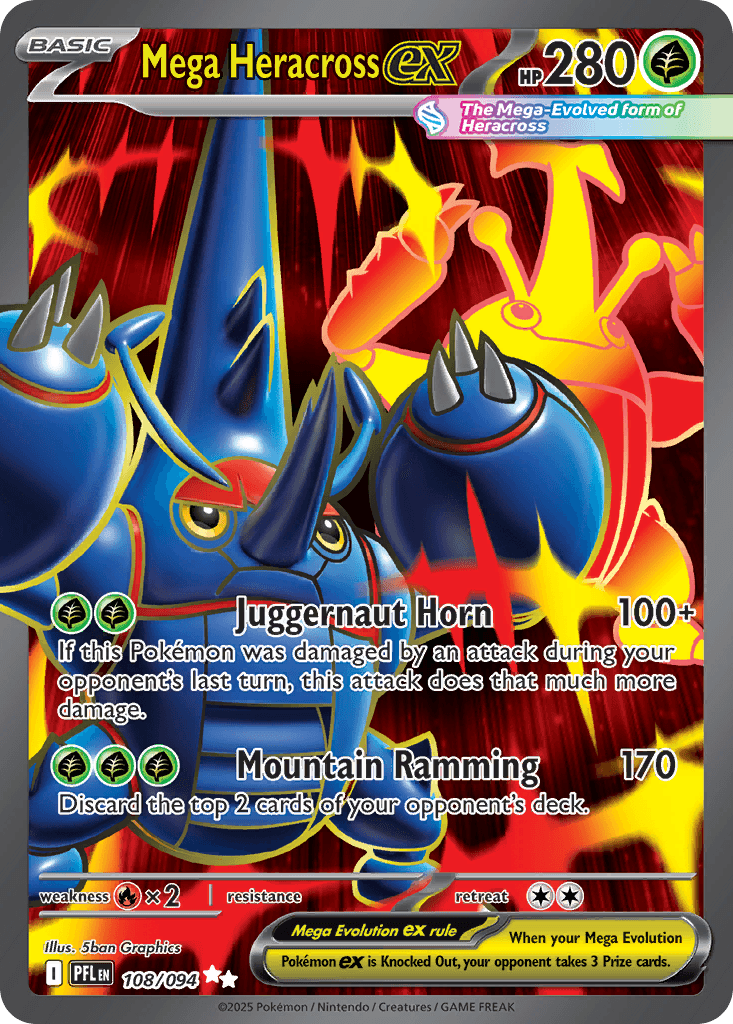 Mega Heracross ex 108/94