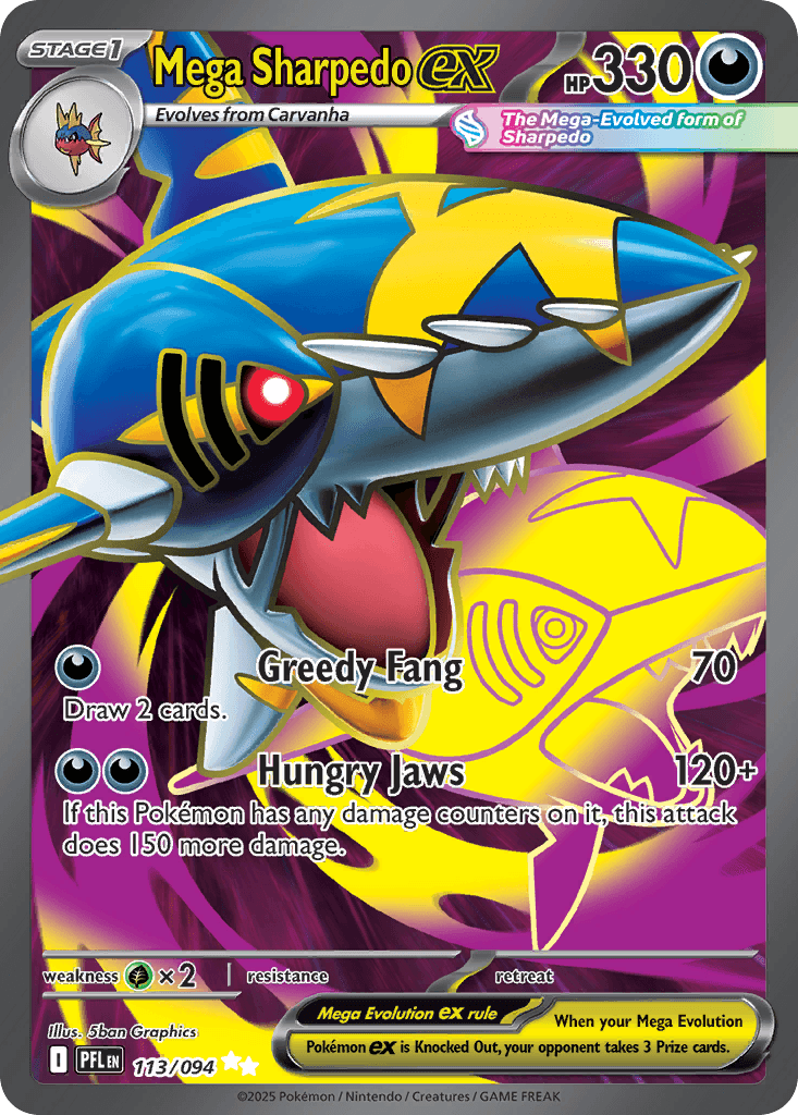 Mega Sharpedo ex 113/94