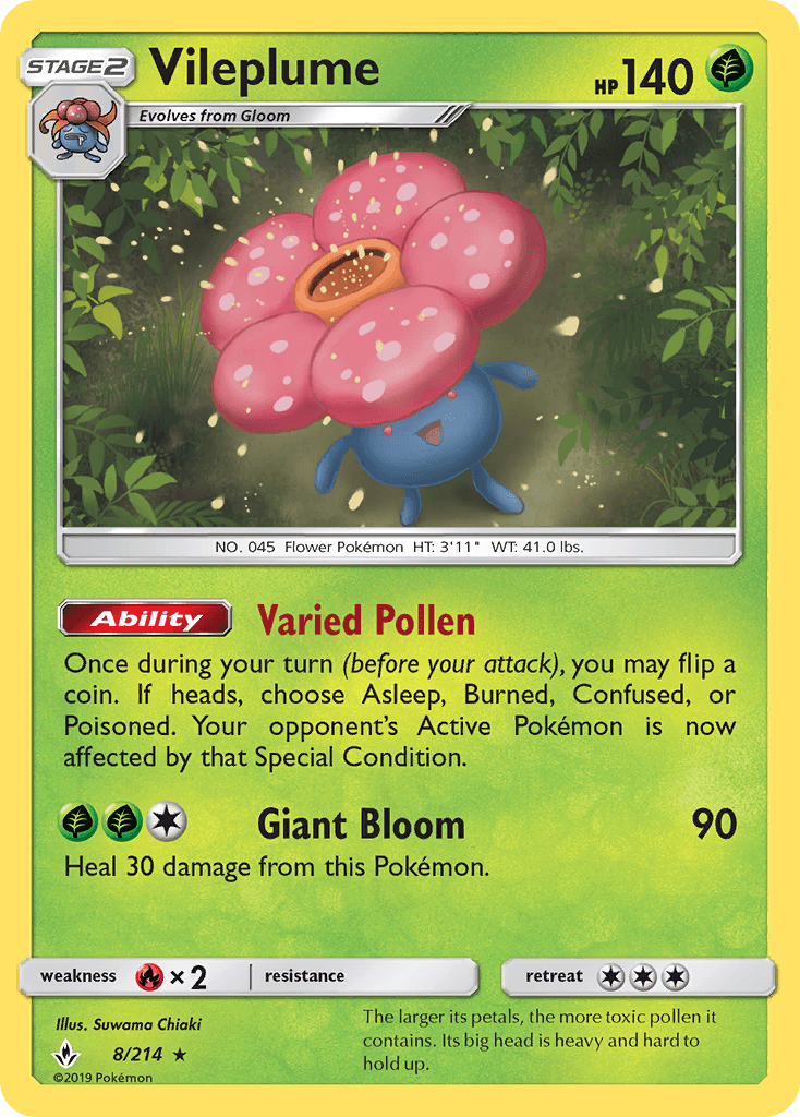 Vileplume 8/214