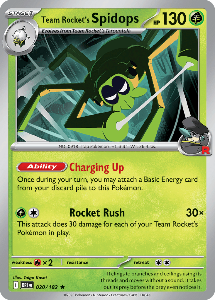 Team Rocket's Spidops 20/182