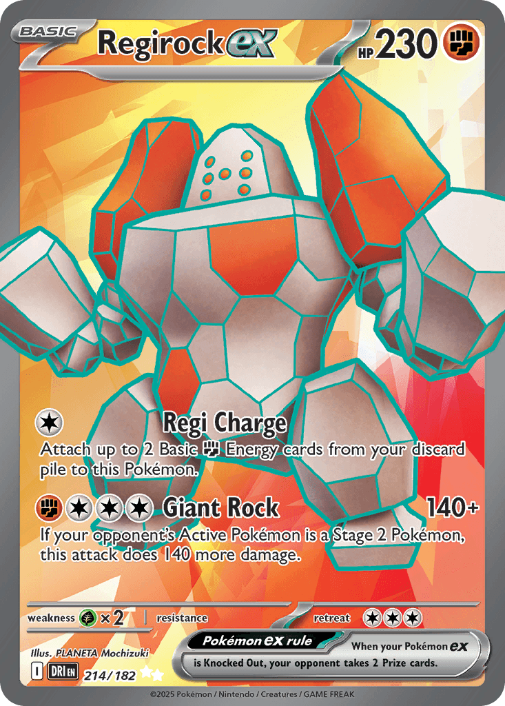 Regirock ex 214/182