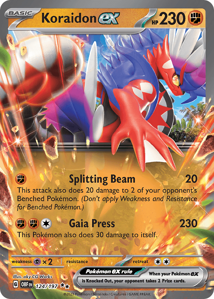Koraidon ex 124/197