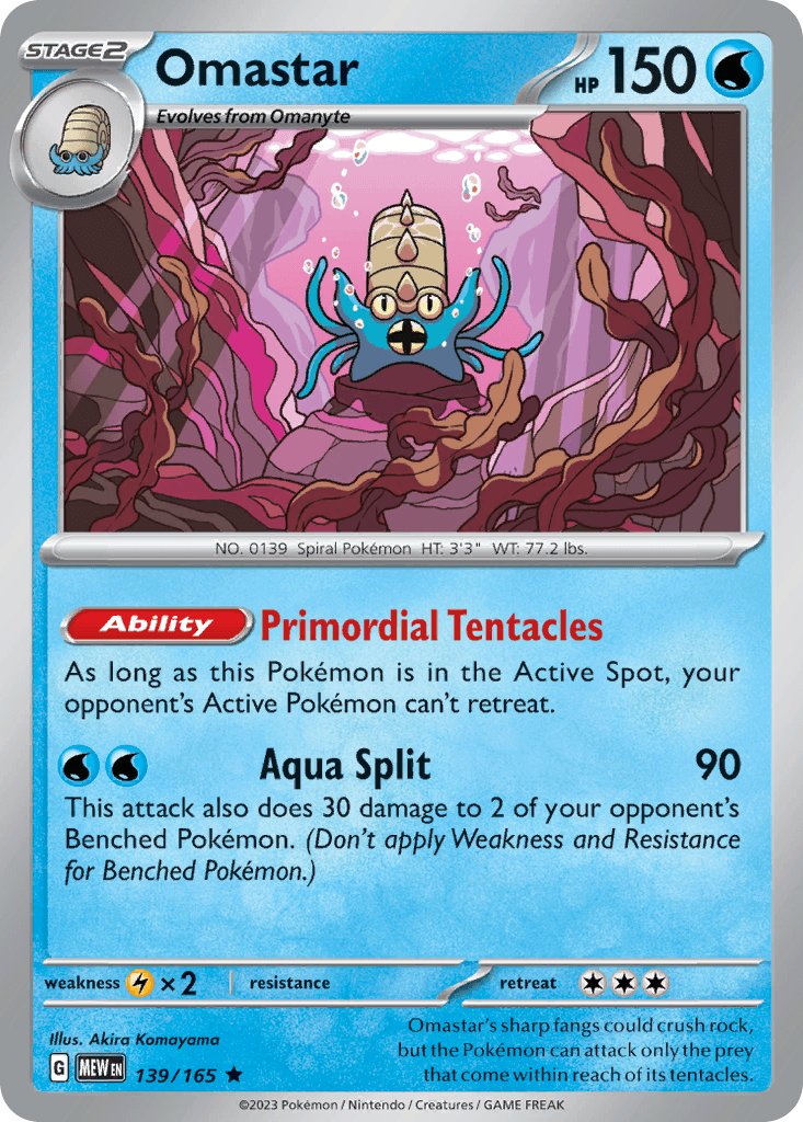 Omastar 139/165
