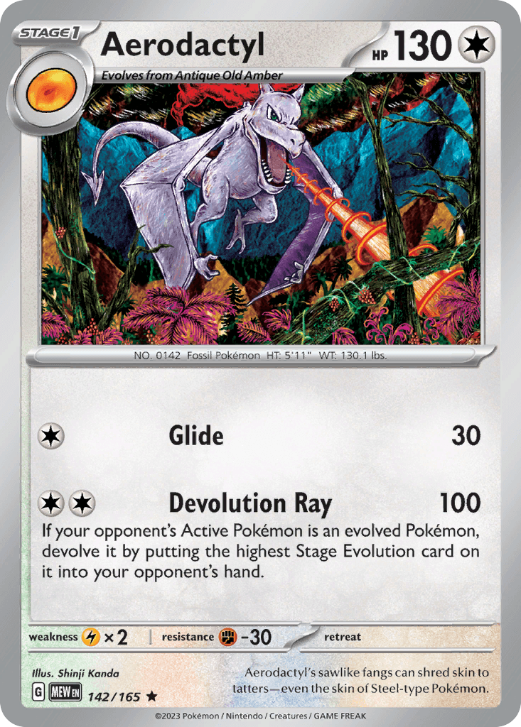 Aerodactyl 142/165