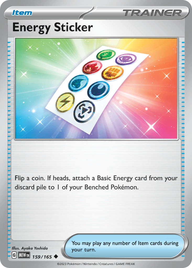 Energy Sticker 159/165