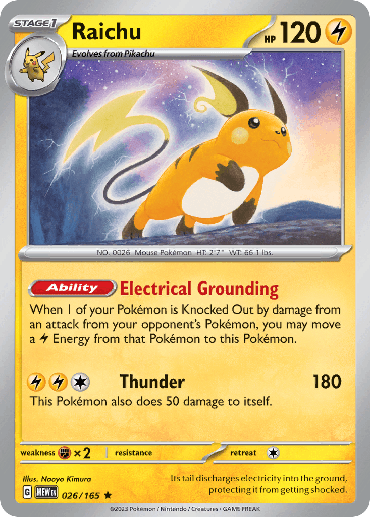 Raichu 26/165