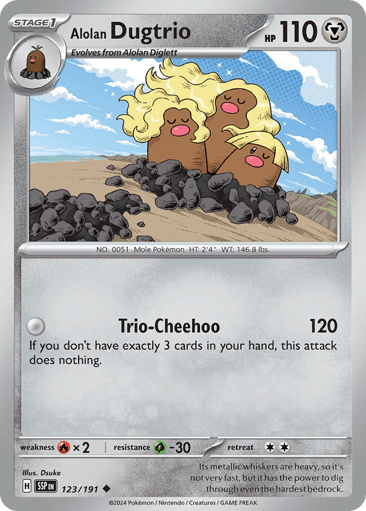 Alolan Dugtrio 123/191
