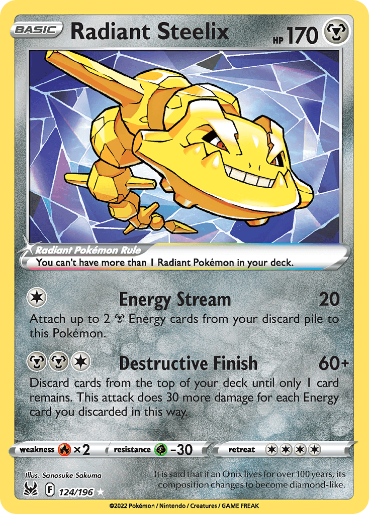Radiant Steelix 124/196