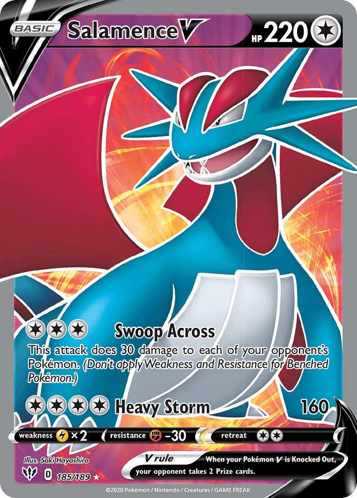 Salamence V 185/189