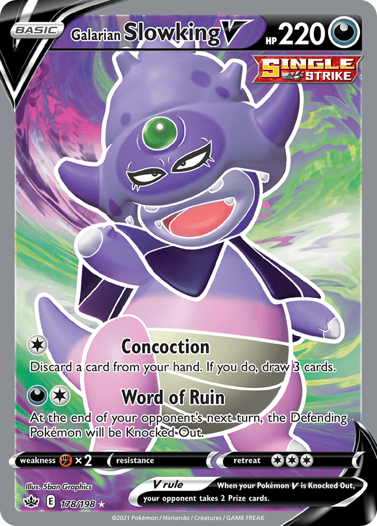 Galarian Slowking V 178/198
