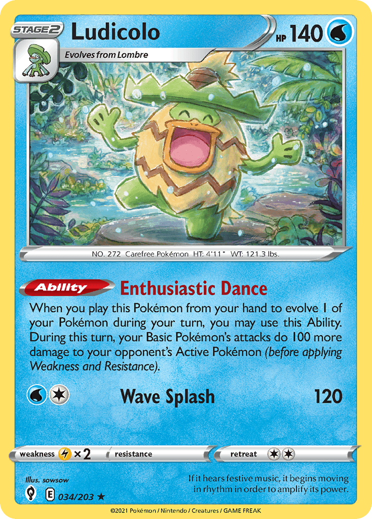 Ludicolo 34/203
