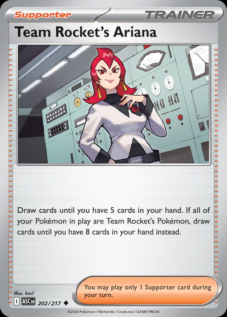 Team Rocket's Ariana 202/217