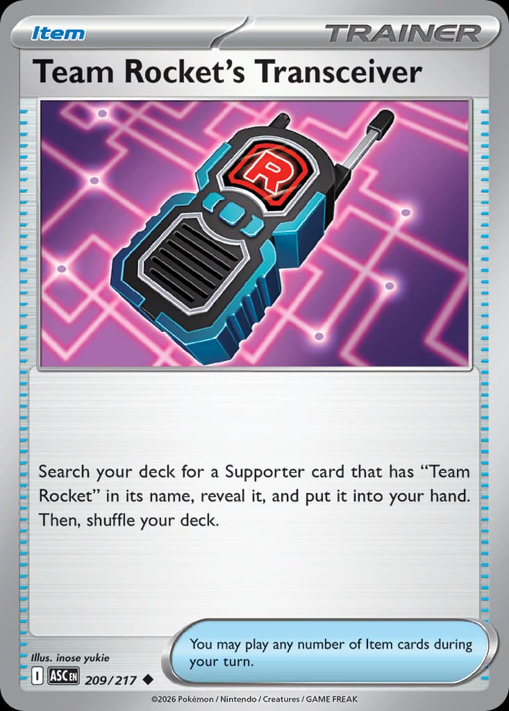 Team Rocket's Transceiver 209/217