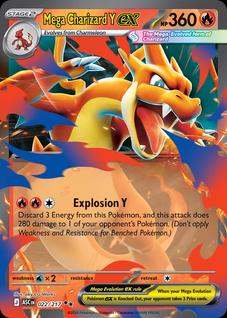 Mega Charizard Y ex 22/217