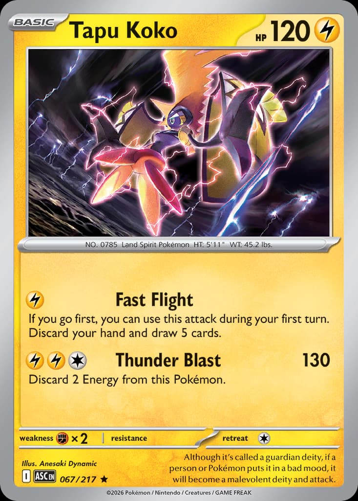 Tapu Koko 67/217