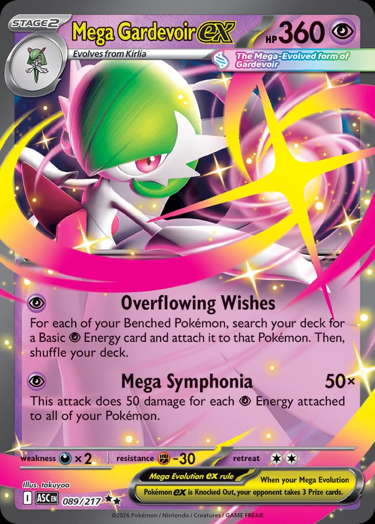 Mega Gardevoir ex 89/217
