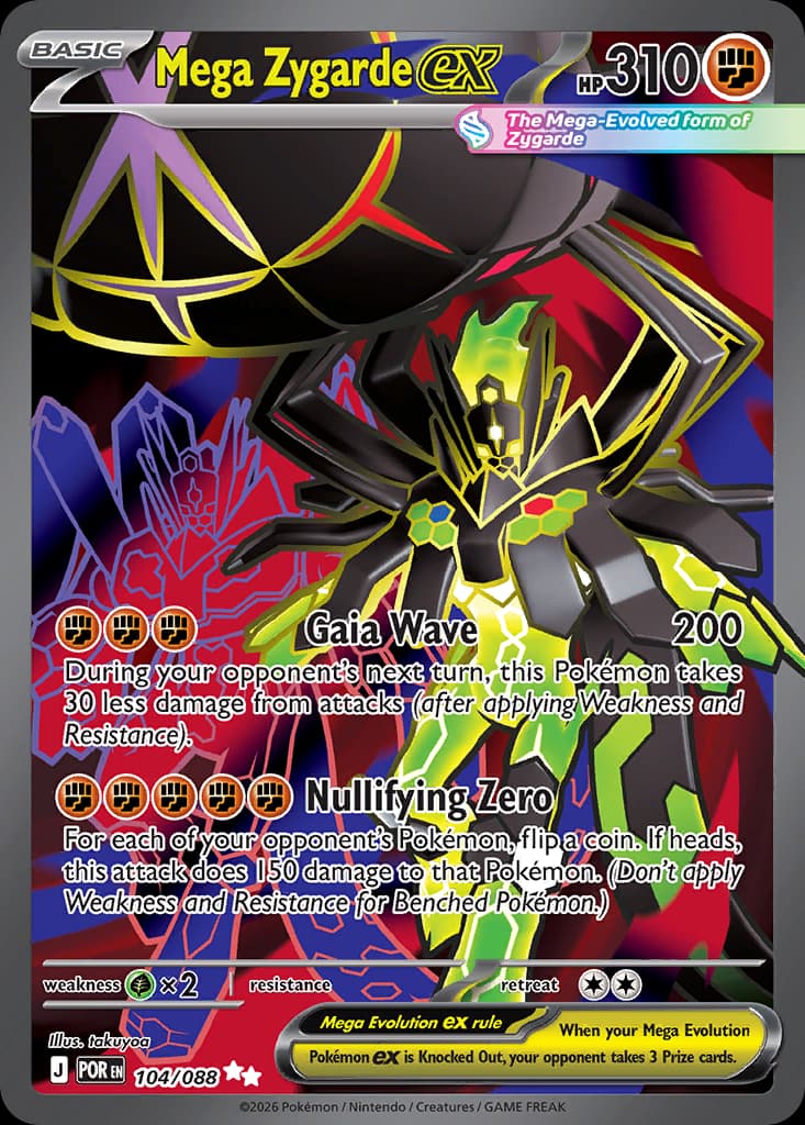 Mega Zygarde ex 104/88