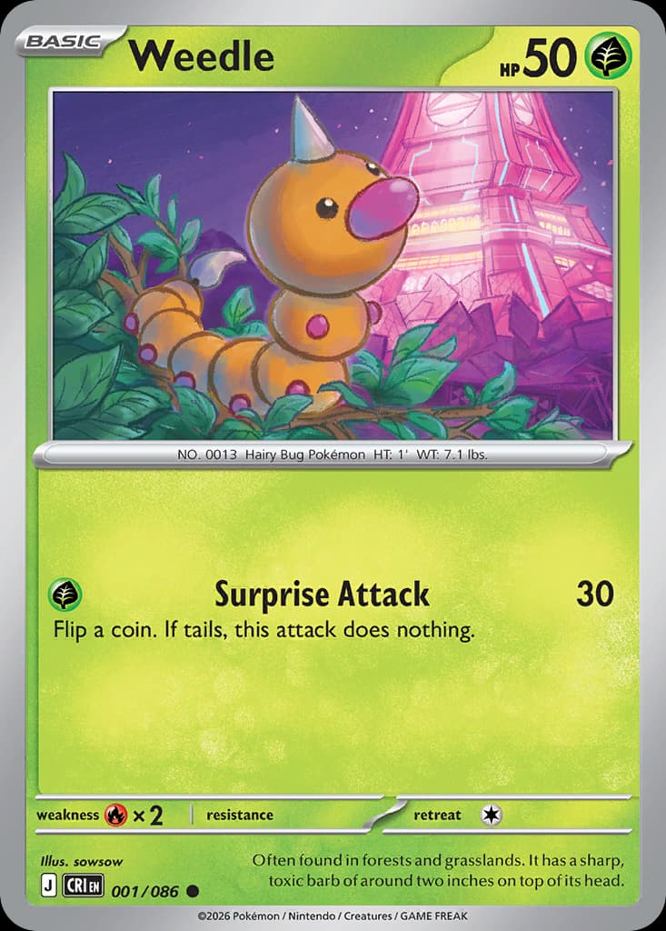 Weedle 1/86