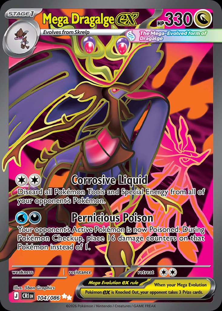 Mega Dragalge ex 104/86