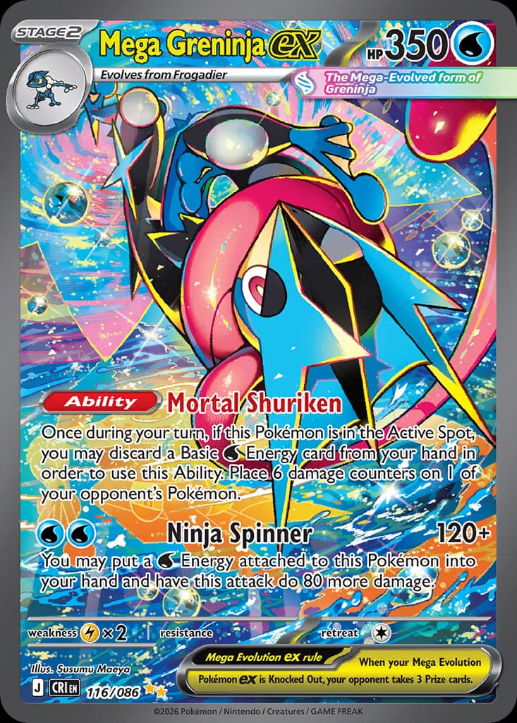 Mega Greninja ex 116/86