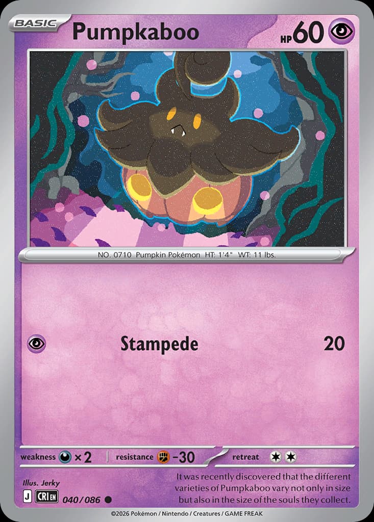 Pumpkaboo 40/86