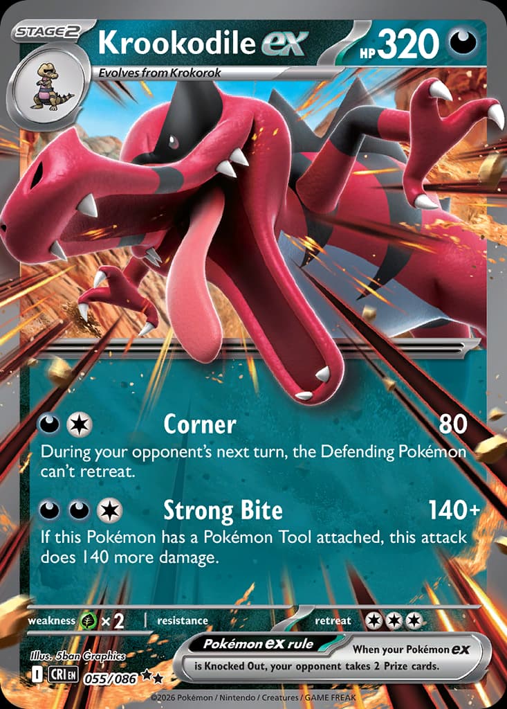 Krookodile ex 55/86