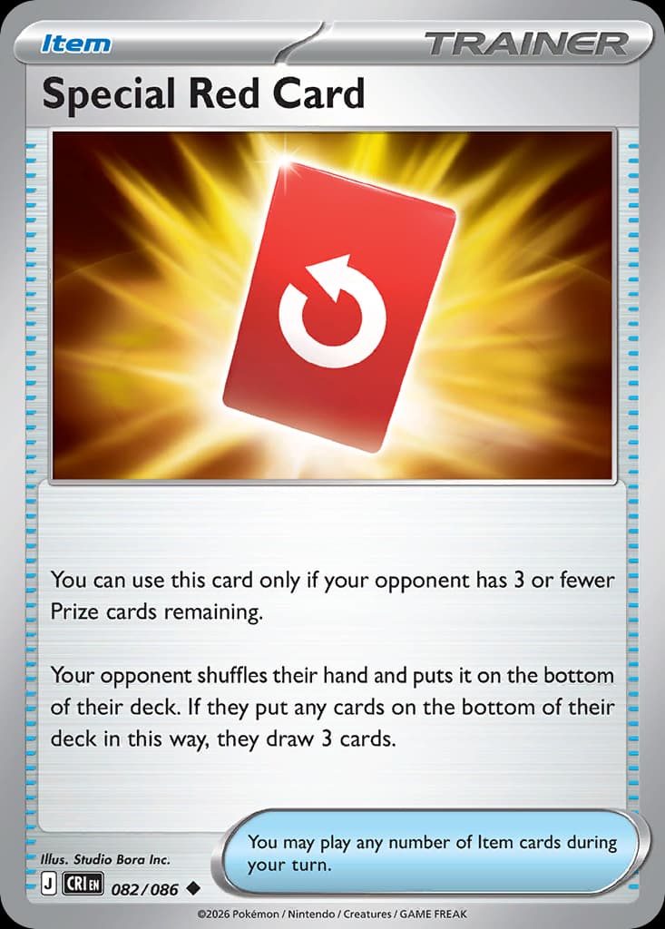Special Red Card 82/86