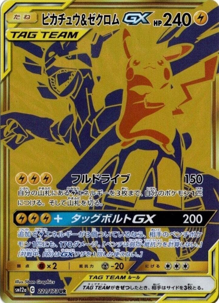 Pikachu & Zekrom GX 221/173
