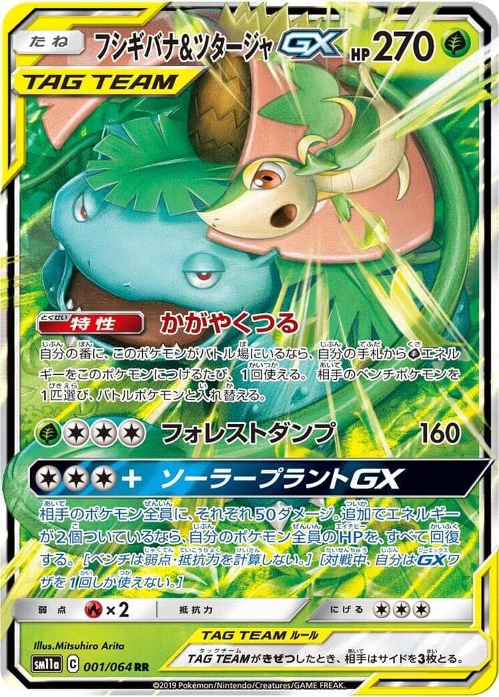 Venusaur & Snivy GX 001/64