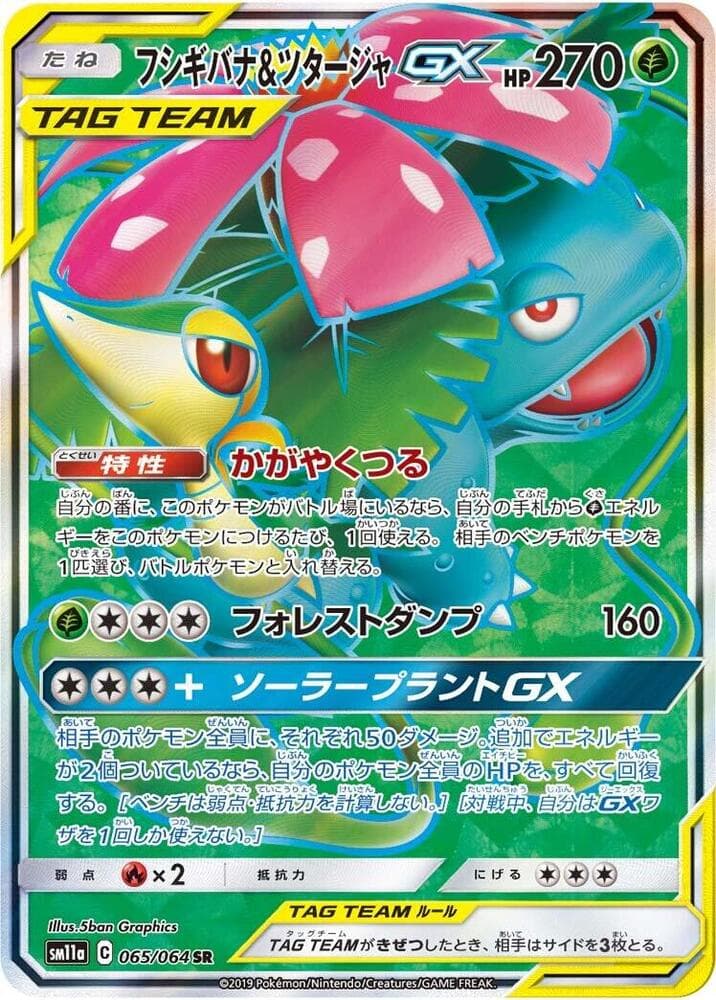 Venusaur & Snivy GX 065/64