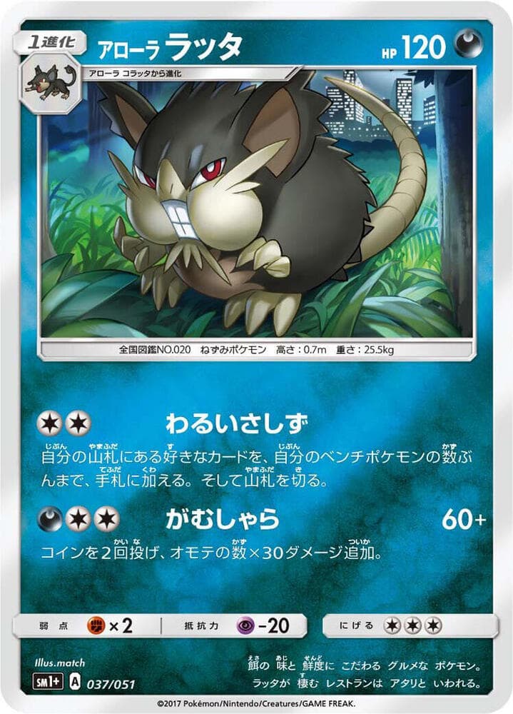 Alolan Raticate 037/51